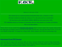 Tablet Screenshot of foe.firstpress.net